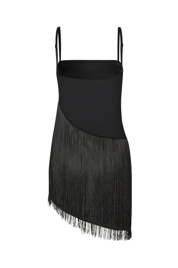 Aurelie Black Mini Dress